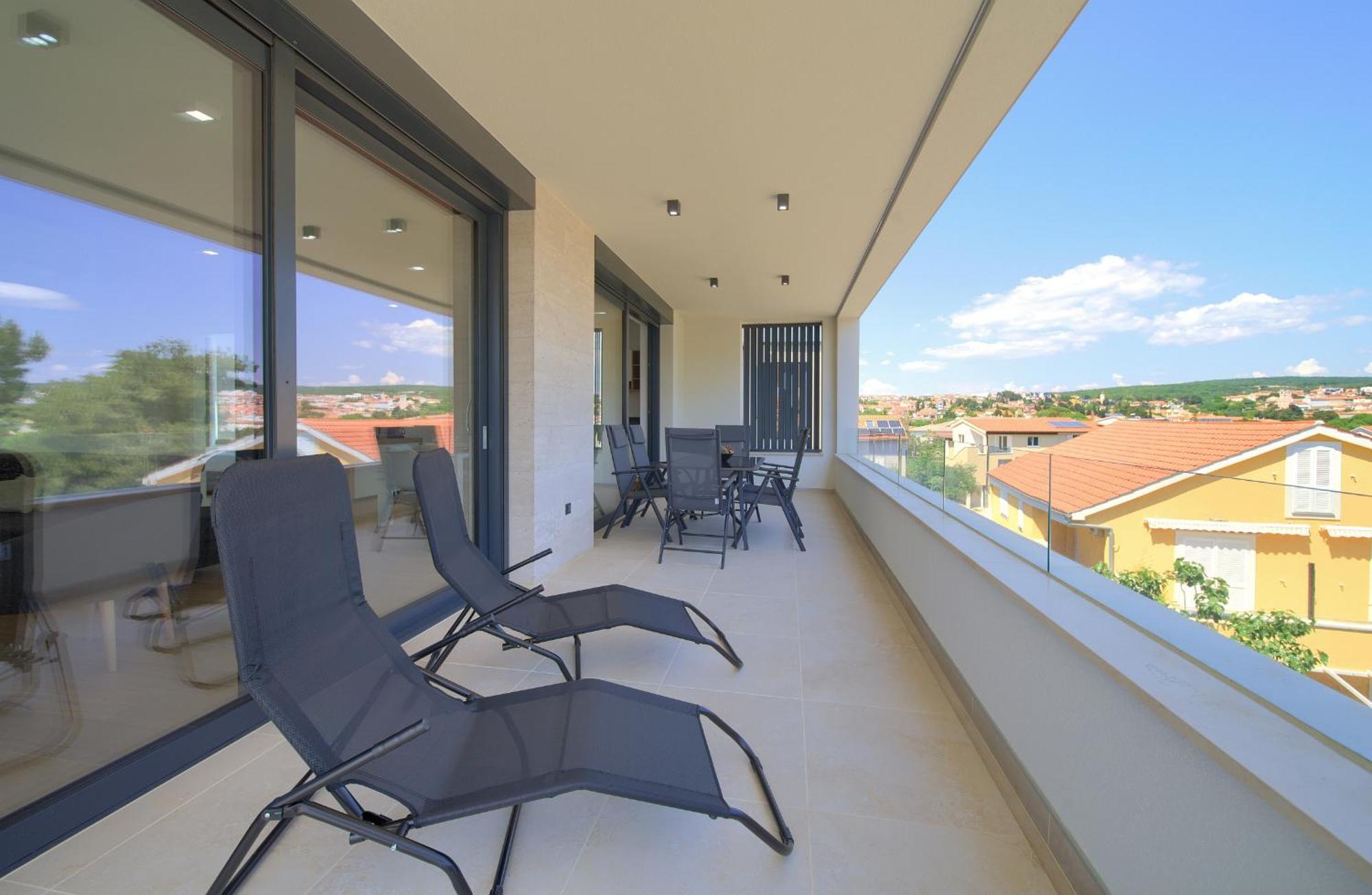 Villa Sabic By The Sea Krk Town Ruang foto